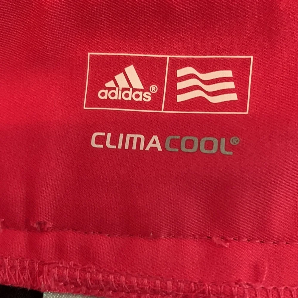 ADIDAS CLIMACOOL Skirt with attached inner tights. Size 6. Black and pink